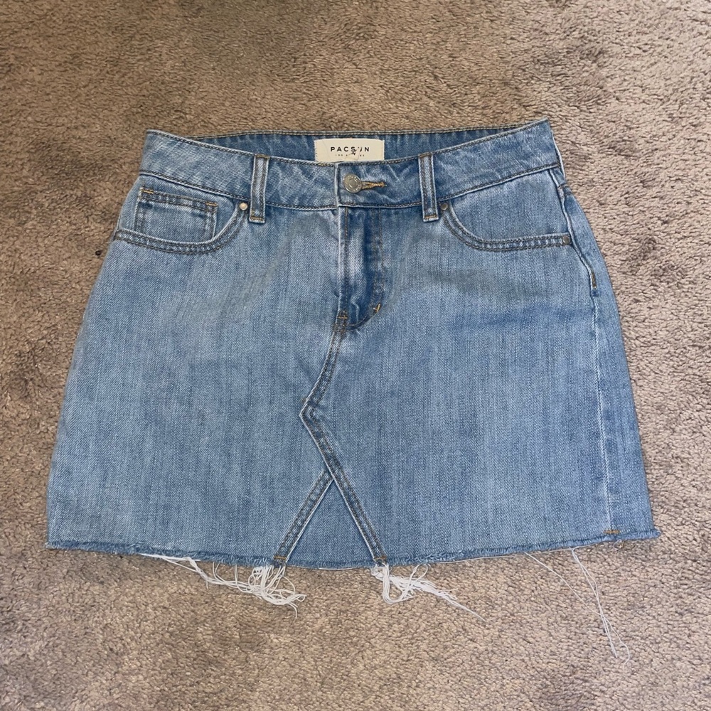Pacsun jean skirt